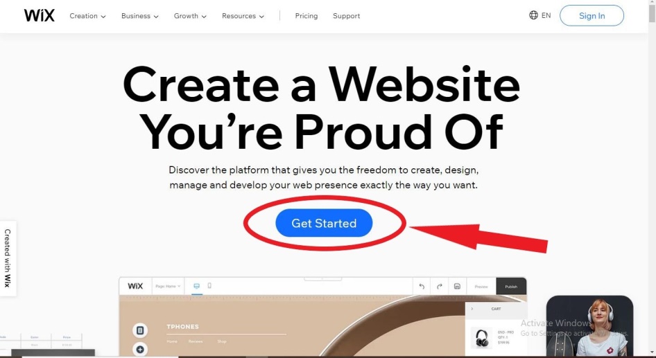 How to create a website 